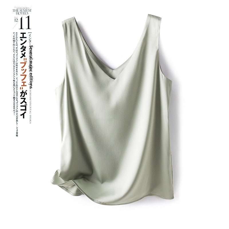 Womens Short-Sleeved T-Shirt With Ruffled Hem And V-Neck