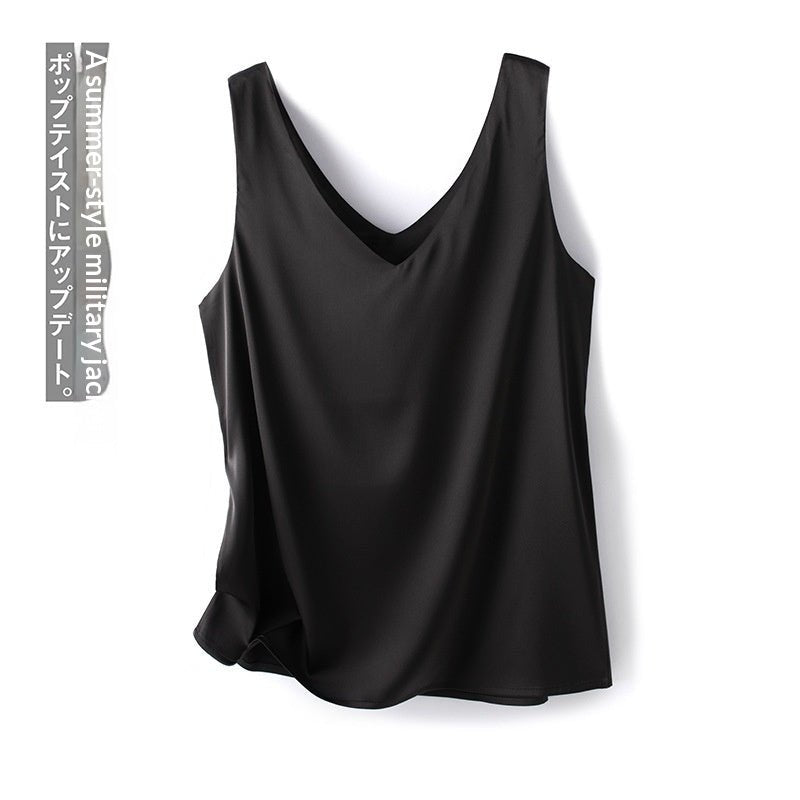 Women's Satin Slip Camisole Top - Luxe Nest Market
