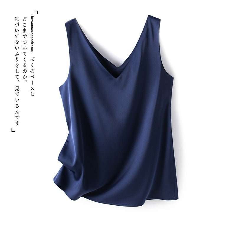 Womens Short-Sleeved T-Shirt With Ruffled Hem And V-Neck