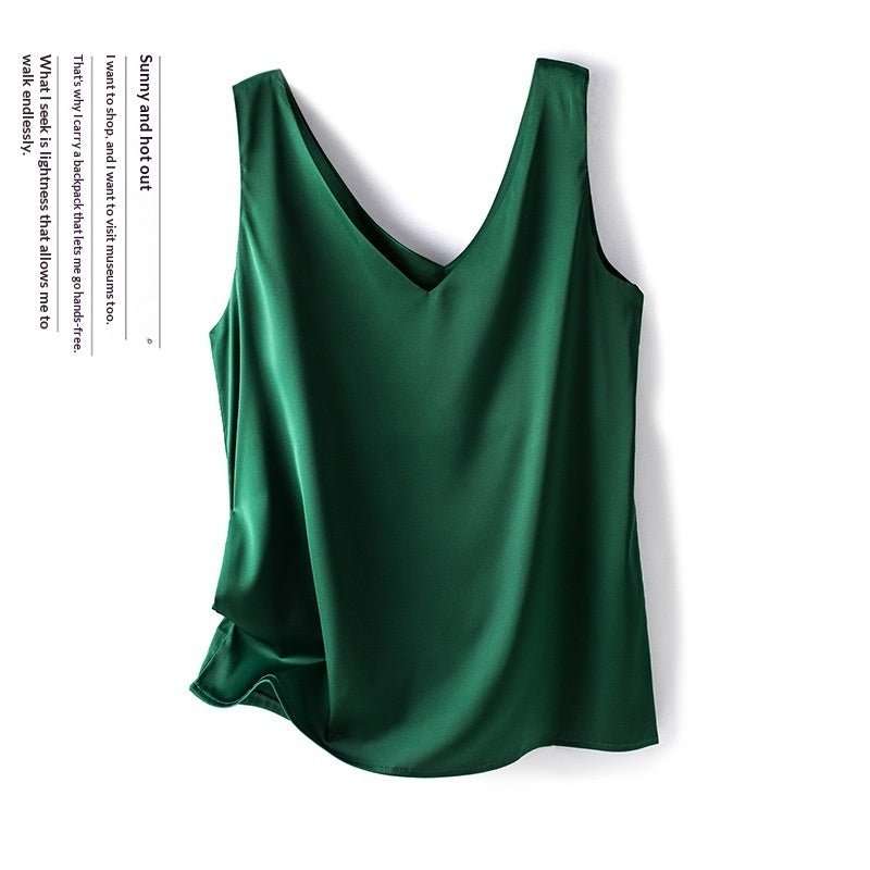 Womens Short-Sleeved T-Shirt With Ruffled Hem And V-Neck