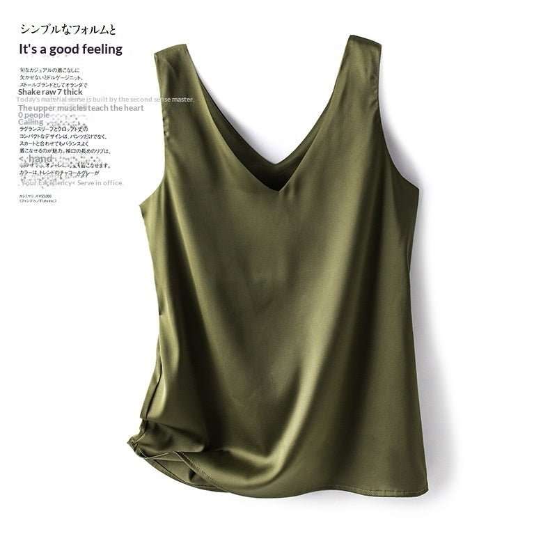 Womens Short-Sleeved T-Shirt With Ruffled Hem And V-Neck